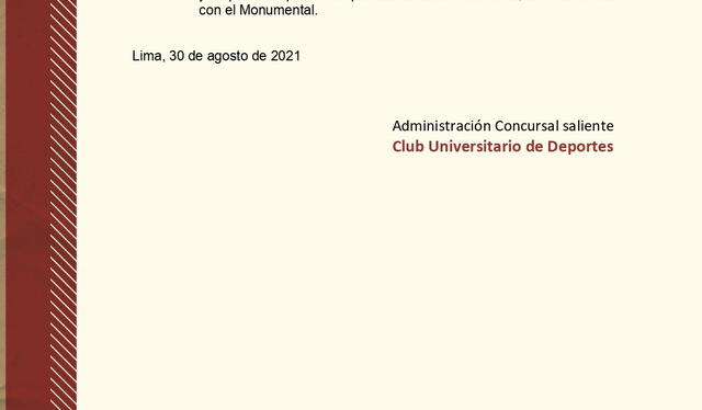 Foto: Twitter @Universitario Foto: Twitter @Universitario