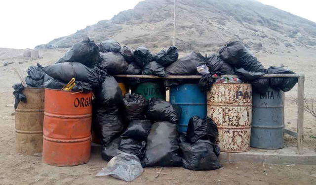 Desde hace varios días no se recogen la basura en la Huacas de Moche. Foto: difusión