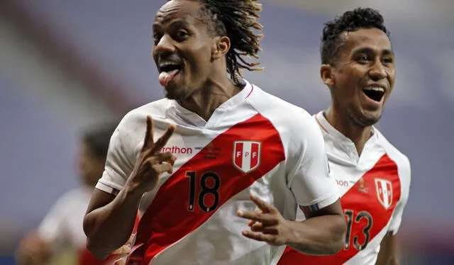 André Carrillo fue el anotador en la última victoria de Perú frente a Venezuela por la Copa América. Foto: AFP