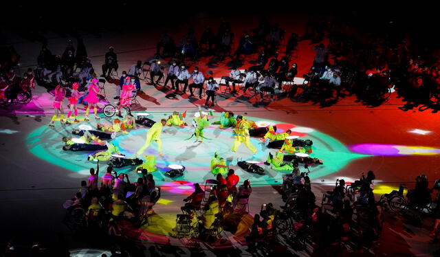 Baile, color y mucho entusiasmo en la ceremonia de clausura de los Paralímpicos. Foto: EFE/CPE/ Paulino Oribe