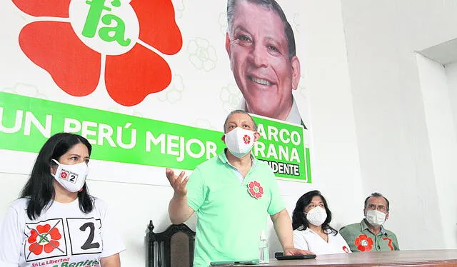 Adiós. El Frente Amplio, de Marco Arana, fue cancelado. Foto: Jaime Mendoza/La República