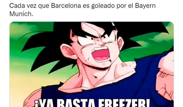Mejores memes del Bayern Munich 3-0 Barcelona por la Champions League. Foto: captura Twitter Mejores memes del Bayern Munich 3-0 Barcelona por la Champions League. Foto: captura Twitter