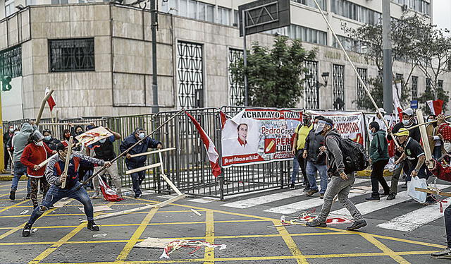 Enfrentamiento, Perú Libre, La Resistencia