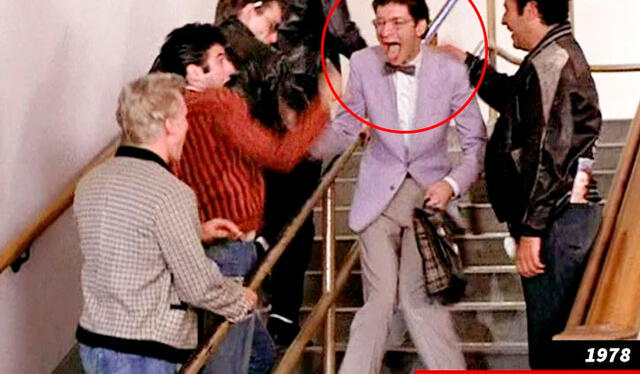 Eddie Deezen, actor conocido por su papel en la adaptación cinematográfica de 1978 de "Grease" fue arrestado por causar disturbios en un restaurante. Foto: captura película Grease
