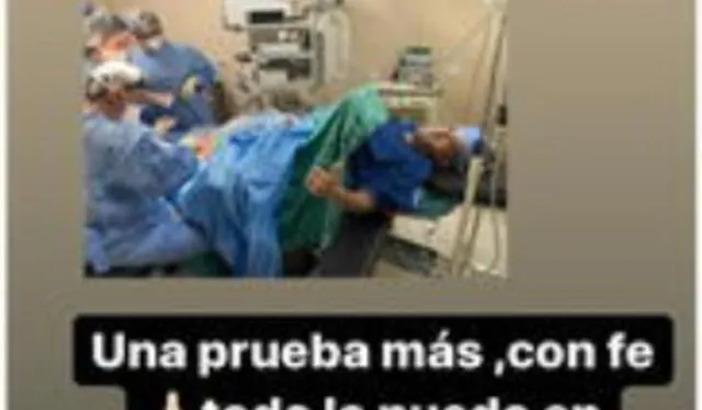 Iván Santillán compartió una foto de su operación a través de las redes sociales. Foto: Iván Santillán/Instagram
