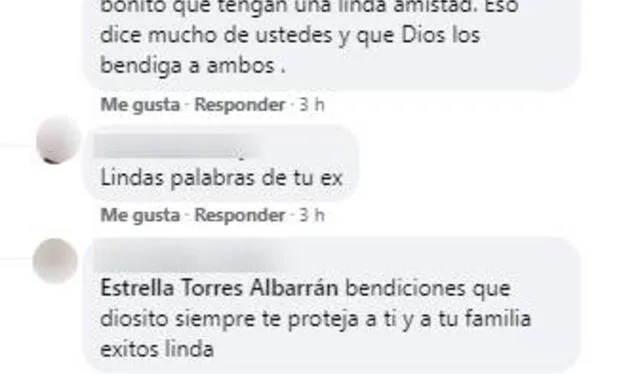 Estrella Torres y Tommy Portugal comparten mensajes en Facebook y usuarios reaccionan