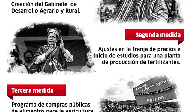Pedro Castillo anunció una segunda reforma agraria desde Cusco. Foto: composición de Jazmín Ceras/ La República