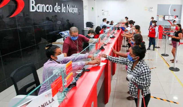 Las oficinas del Banco de la Nación están disponibles para el pago del certificado de conducta y de la constancia de liberado. Foto: difusión