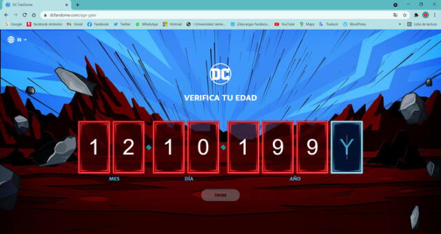Regístrate gratis al DC FanDome 2021. Foto: captura / DC FanDome