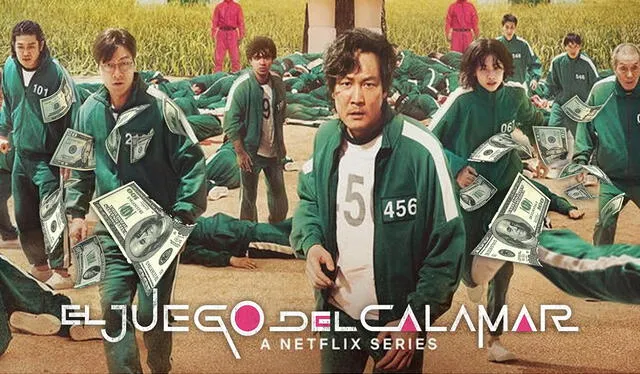 Squid game es la serie más vista en la historia de Netflix. Foto: composición/Netflix