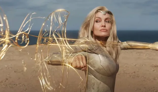 Angelina Jolie fue protagonista de la cinta de Marvel, 'Eternals'. Foto: Marvel Studios   