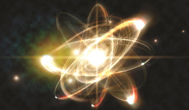 Los electrones se mueven alrededor del núcleo atómico. Imagen: Chemistry World