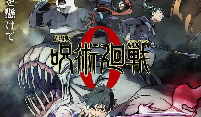 Jujutsu Kaisen 0 - nuevo póster para película animada. Foto: Mappa