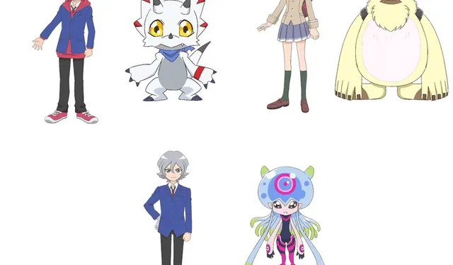 Digimon Ghost Game - personajes principales. Foto: Toei Animation