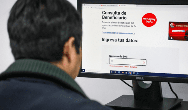 Puedes consultar a través de la web si eres beneficiario del subsidio económico. Foto: Midis