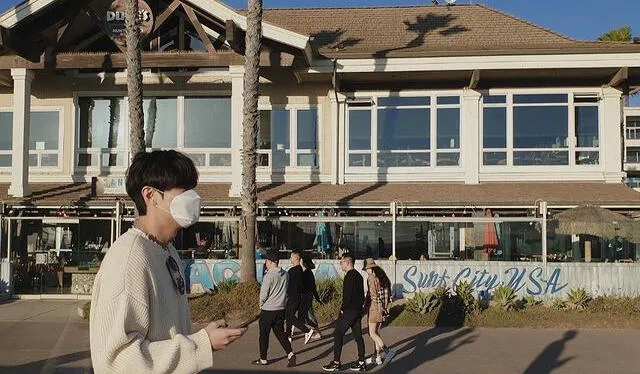Lee Min Ho en Los Ángeles, en 2021. Foto: Instagram/@actorleeminho