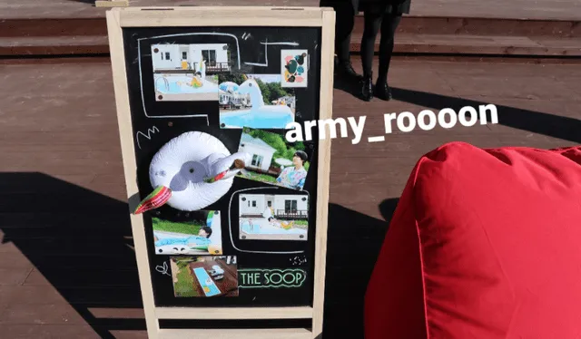 Visita de ARMY a la mansión de BTS In the SOOP 2. Foto: army_roooom