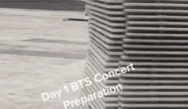 El estado So-Fi se encuentra preparando para recibir a ARMY en el concierto presencial de BTS. Foto: captura/TikTok