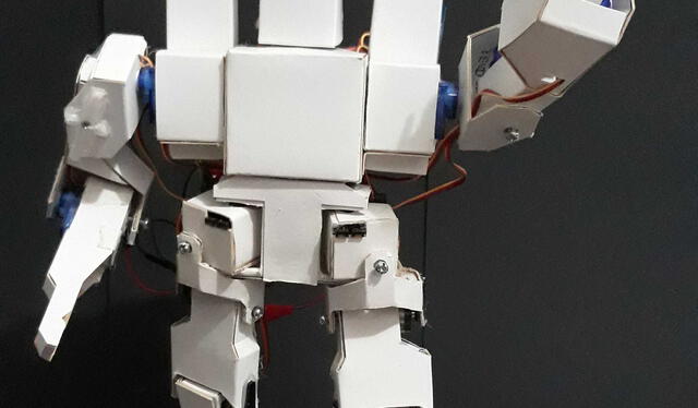 El robot Yachaq tiene un diseño creado en base al modelado 3D. Foto: cortesía Tecsup.