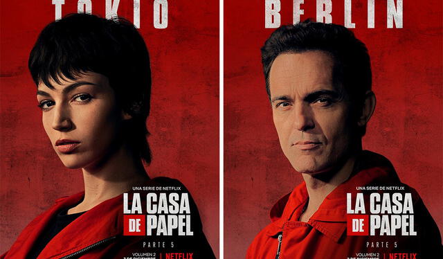 Tokio y Berlín son personajes que han muerto en la trama, no obstante, los volveremos a ver en La casa de papel 5, volumen 2. Foto: Twitter/@lacasadepapel