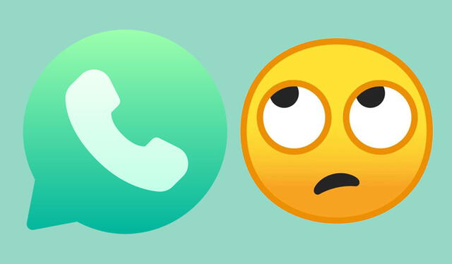 Este emoji de WhatsApp está disponible en iOS y Android. Foto: captura LR