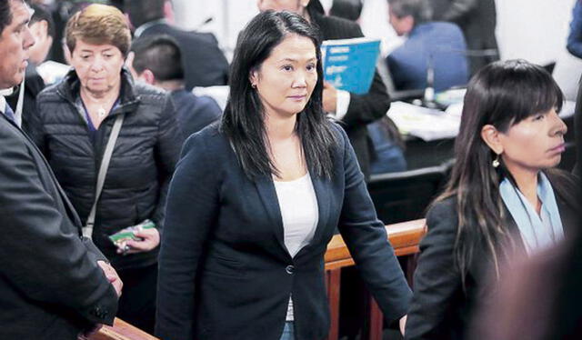 Acusada. Keiko Fujimori se enfrenta a juicio por varios delitos. Foto: difusión