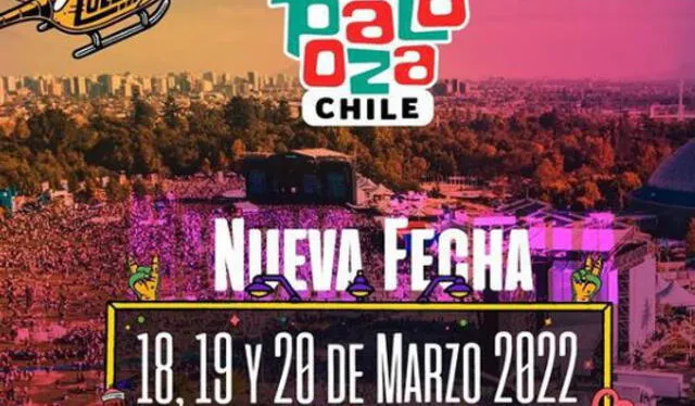 Lollapalooza Chile 2022. Foto: Instagram @LollapaloozaChile