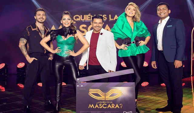 Lina Tejeiro, Alejandra Azcárate, Llane y Juanda Caribe son los jurados de Quién es la máscara. Foto: Quién es la máscara Colombia Lina Tejeiro, Alejandra Azcárate, Llane y Juanda Caribe son los jurados de Quién es la máscara. Foto: Quién es la máscara Colombia