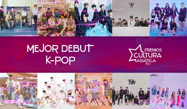 PCA 202: Categoría Mejor debut K-pop. Foto: Composición La República