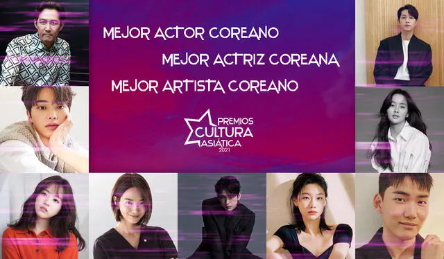 PCA 2021: Mejor actor coreano, Mejor actriz coreana y Mejor artista coreano. Foto: Composición LR