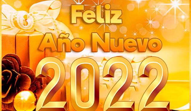 Tarjetas de Feliz Año Nuevo 2022. Foto: Es Imágenes