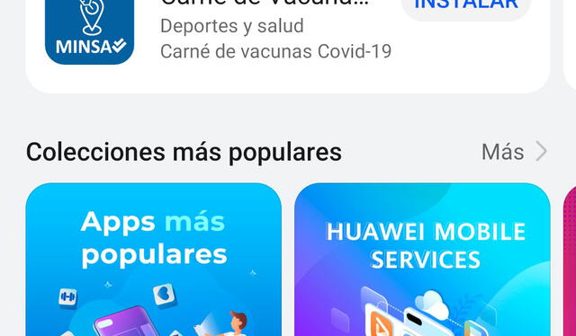 Huawei AppGallery. Foto: captura LR