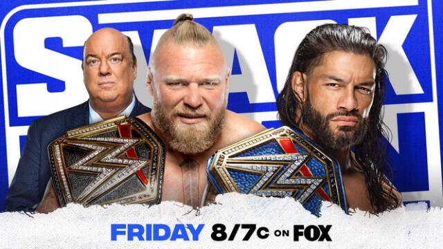 Brock Lesnar estará este viernes en SmackDown para encarar a Roman Reigns. Foto: WWE