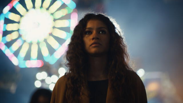 Zendaya como Rue Bennett en Euphoria. Foto: HBO