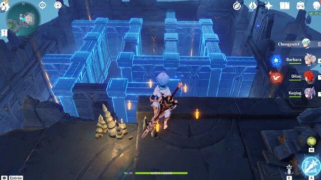 Logra que las paredes estén ubicadas en esta posición para acceder al segundo laberinto. Foto: Millenium