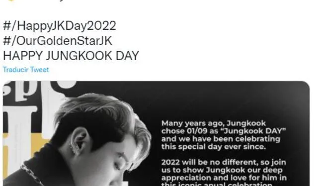 Actividades por el día de Jungkook. Foto: Twitter