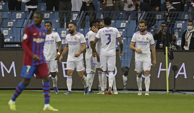 Real Madrid jugará la final de la Supercopa de España tras vencer a Barcelona. Foto: EFE