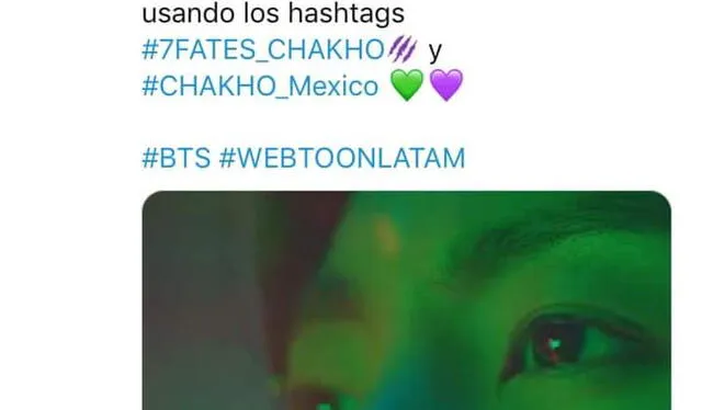 Evento de Webtoon Latinoamérica para fans de BTS. Foto: Twitter
