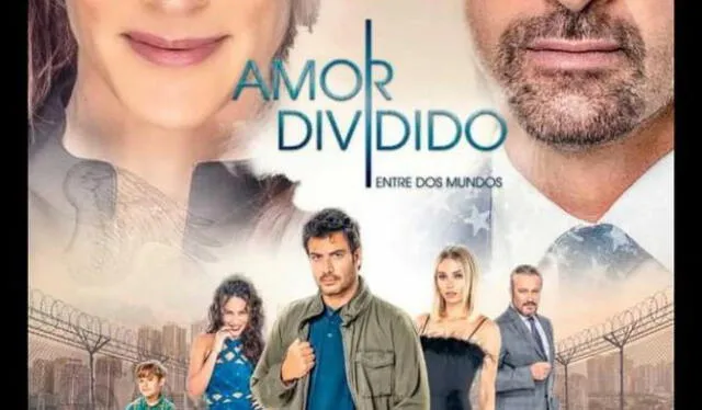 Poster oficial de 'Amor dividido'. Foto: Televisa