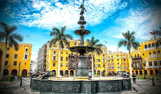 Plaza Mayor, atractivo turístico del Centro Histórico. FOTO: La República   