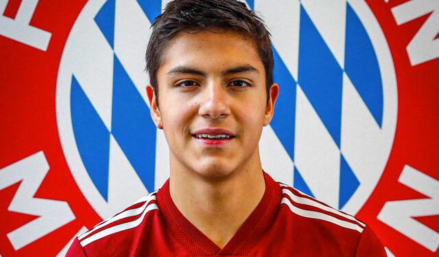 Matteo Pérez Winlöf empezará a entrenar con la sub-19 del Bayern Múnich. Foto: Bayern Múnich