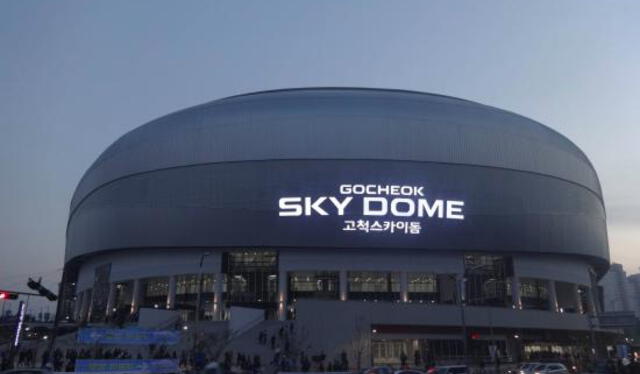 Fachada del estadio Gocheok Sky Dome. Foto: Naver