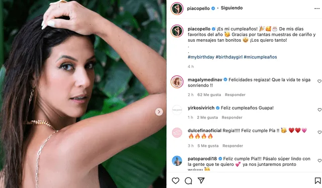 La exconductora María Pía Copello impactó a sus seguidores al publicar una sexy sesión de fotos. Foto: Captura de Instagram