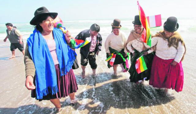  Boliviamar tuvo un relanzamiento en el 2008, donde participaron Alán García y Evo Morales, mandatarios en esos años. Foto: EFE.   