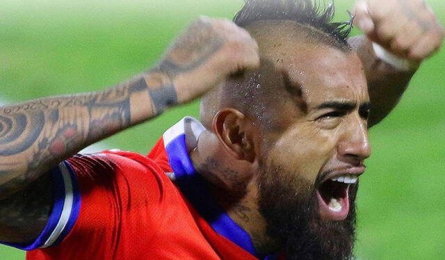 Arturo Vidal tiene cuatro goles en las Eliminatorias Qatar 2022. Foto: Twitter @kingarturo23