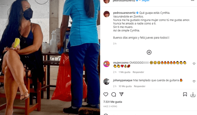 Pedro Suárez Vértiz confesó cuánto ama a su esposa. Foto: Pedro Suárez Vértiz/Instagram