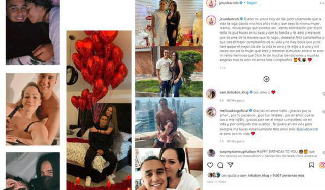 Jesús Barco y Melissa Klug continúan enamorados. Foto: captura Instagram