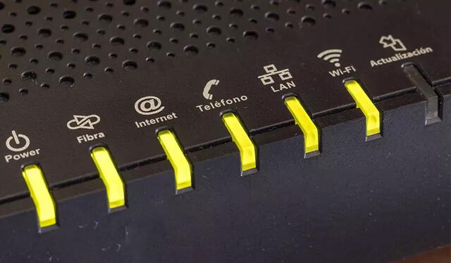 La cantidad de luces varía dependiendo del router. Foto: Adslzone