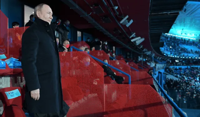 El mandatario ruso Vladimir Putin también estuvo presente en la inauguración. Foto: AFP