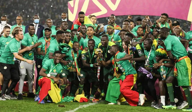 Senegal se coronó por primera vez campeón de África. Foto: AFP